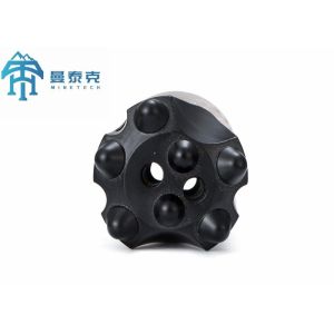 China 36mm Tapered Button Bit with Spherical Button for Tunneling factory