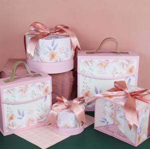 China New Creative Pink Flower Candy Boxes Wedding Party Gifts Box Paper Chocolate Boxes Package factory