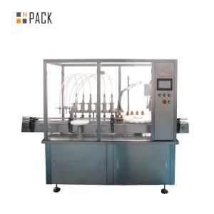 China Flowing Liquid Fully Automatic Cosmetic Filling Machine 2100*1250*1780mm factory
