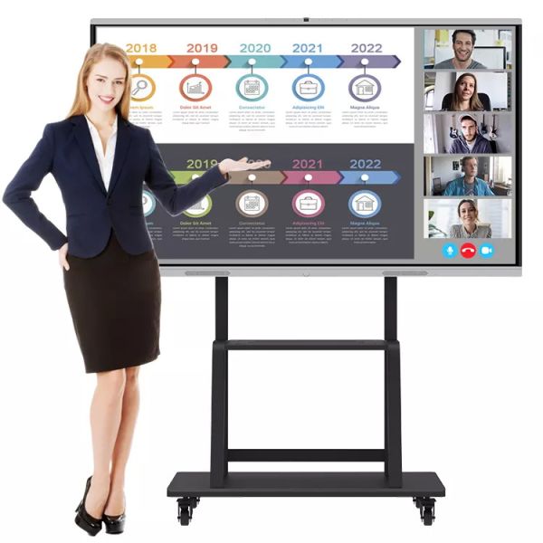China Multiple Functions Touch Screen Smart Interactive Whiteboard 65" 4k factory