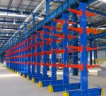Powder Coated Double Side Cantilever Storage Rack Customized For Warehouse
