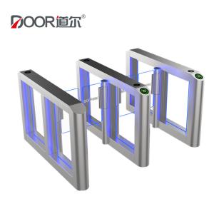 China RFID Card Biometric Access Control Retractable Swing Gate Turnstile For Gym Center factory