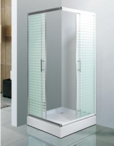 China ABS Tray 5mm Tempered Glass Bathroom Shower Enclosures 900x900x1950mm factory