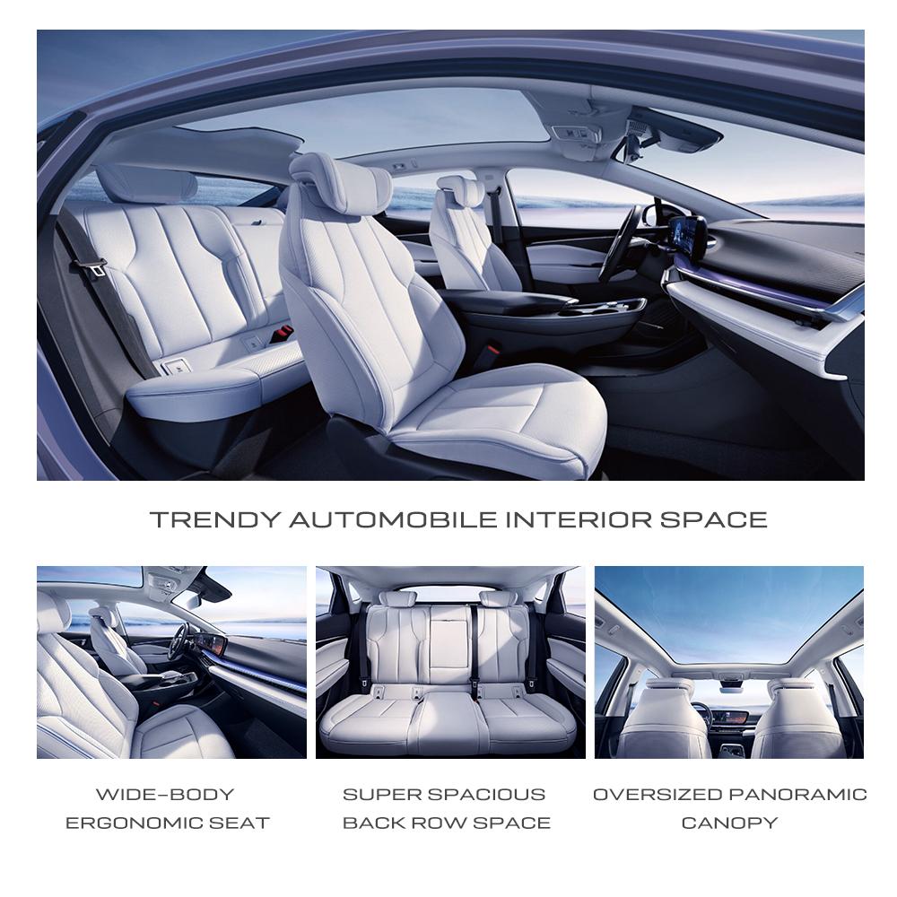 Max Speed 180km/h Fast Charging and Winter Birch White Color 2024 Buick E4 Luxury Electric Vehicle at an Unbeatable