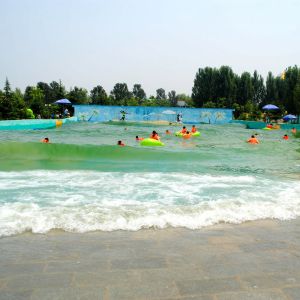 China Customized Water World Wave Pool Safety In Concrete Construction factory
