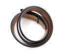 Prong Buckle 3.5CM Split Mens Casual Leather Belt Navy Beige