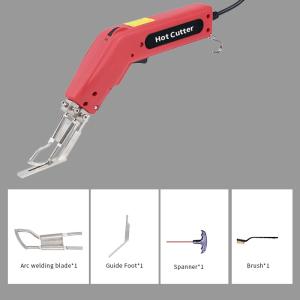 China CE 110-240V Hot Knife Fabric Cutter With Guide Foot factory