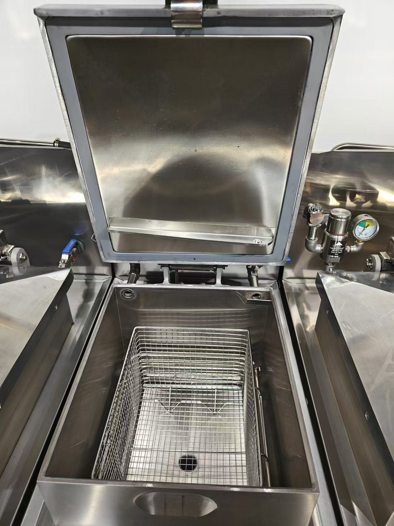 Electric Mechanical Panel 25L Without Oil Filtration Chicken Pressure Fryer