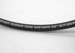 Single Textile Braid Reinforced Hydraulic Rubber Hose J517 SAE 100R6 Black