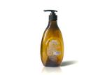 Elegant Dark Green Plastic Cosmetic Bottles For Body Wash 100ml 300ml 500ml