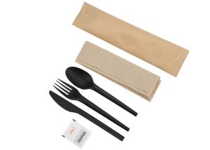 China 165mm 171mm PLA Biodegradable Disposable Utensils For Canteen factory
