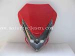 Motorcycle motocross LED Grimace headlight Bike Blue Red Yellow White