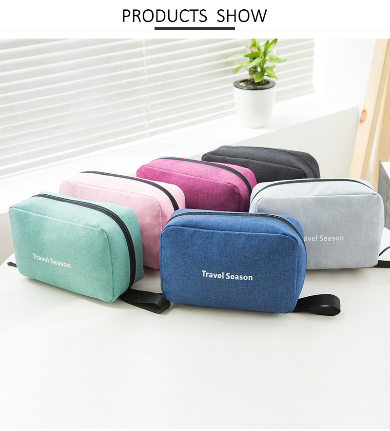 Waterproof Polyester Pouch Clutch Bag Cosmetic Bag For Women