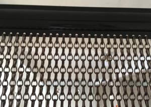 China Heavy Duty Colored Aluminum Hook Chain Link Curtain , 2.0mm and 1.6mm Thickness factory