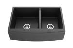 33 Inch Double Bowl Farmhouse/Apron-front Granite Composite Kitchen Sink