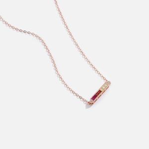 China 1.31ft 2.2g Sterling Silver Necklace Chains S925 Rainbow 18 Inch Silver Chain factory
