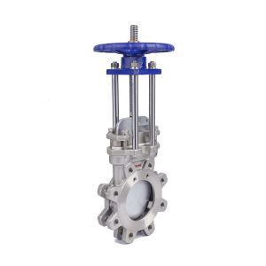 China Mining Industry DN50 Manual / Pneumatic Actuator Knife Gate Valve on sale