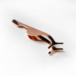 China Durable Beauty Makeup Tools Tweezers Type Rose Gold Color With OEM Services factory
