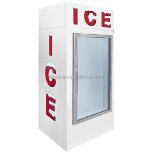 China Indoor / Outdoor Fridge Freezer Ice Storage Freezer Ice Cube Bagged Deep Freezer For Sale on sale