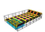 Big Indoor Trampoline Park / Kids Trampoline Party 19x11.5x3m With Soft Material