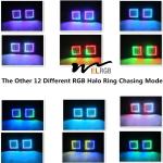 Mini RGB Vehicle LED Work Lights 3 Inch 4x4 Led Pod Light Decoration
