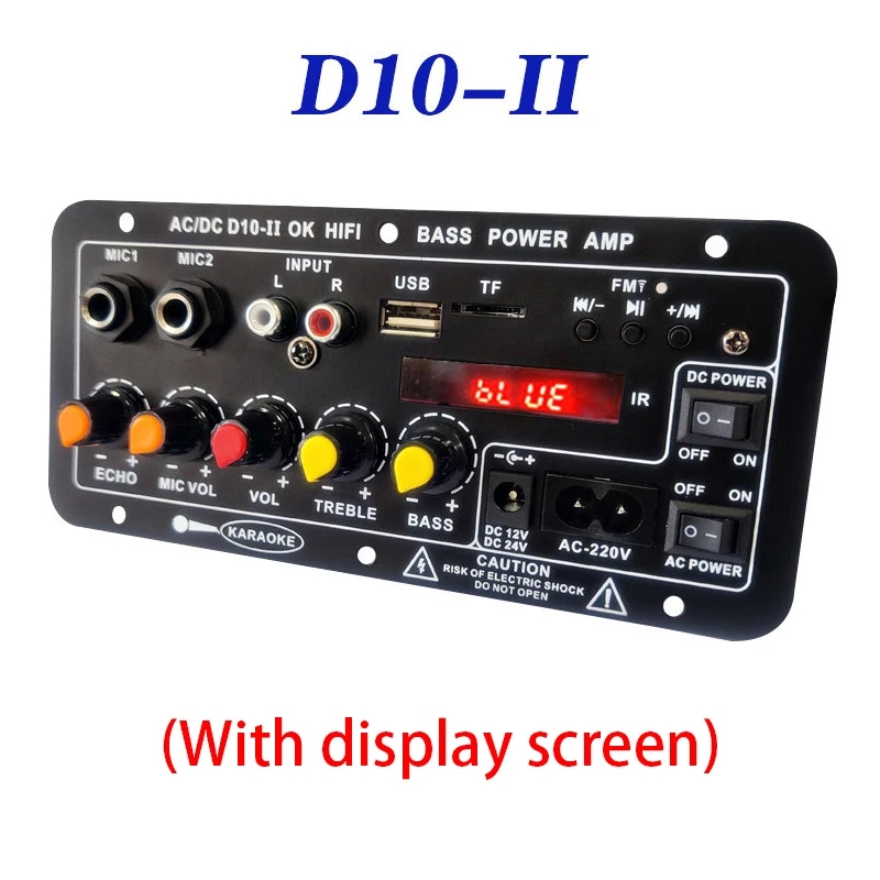 Amplifier Board D10-II for 4 Ohm 40W Speaker 110V 220V 12V 24V Subwoofer Audio Module
