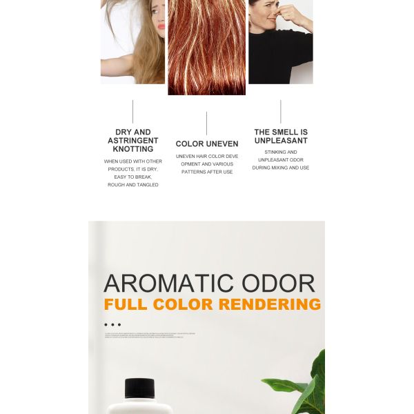 Professional Hair Lightening Powder & Cream Salon Use Hydrogen Peroxide for Permanent & Long-Lasting Coloring No Irritation