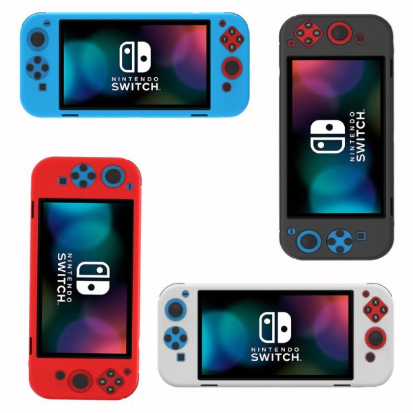 China Water Proof Shock Proof HOXC Nintendo Switch OLED Protective Case, Silicone Cover Device for OLED Switch, New Release Silicone Cover for Nintendo Switch Pro factory