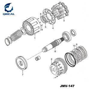 China Jmv-147/95 Excavator Final Drive Track Motor Parts factory