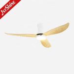 110-240V/50Hz-60Hz Input Voltage LED Ceiling Fan with Wood Grain Blades and 6