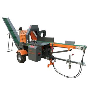China JieRui Forestry Machinery Skid Steer Log Splitter Firewood Processor for Woodworking factory
