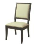 Beech wood red leather/pu upholstery leisure chair/wooden dining chair/desk