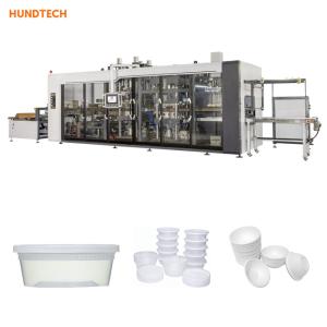 China Disposable Plastic Thermoforming Machine Multistation Air Control factory