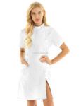 Customized Hospital Staff Uniforms Medial Short Sleeve Lab Coat