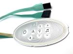 Customizable Backlight Membrane Switch Keypad High Effective For Electric Fan