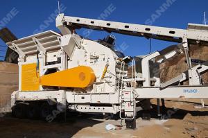 China Mobile Portable Crushing Plants Long Working Life Feed Size 400-1520mm factory