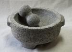 Food Safe Stone Mortar And Pestle Molcajete Guacamole With Handles