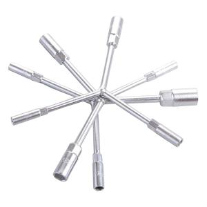 China Cross 3 Way Nut Truck Wheel Socket Wrench For Motor Repair Tools factory