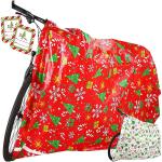 2mils Gravure Printing Christmas Bike Bags 60x70 Inch With Gift Tags