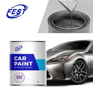 China 1K Medium Coarse Silver Paint Automotive Paint High Quality Car Paint factory