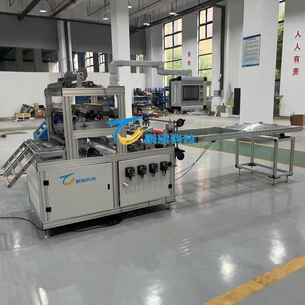 Filter Gluing Machine 55KW Slitter Rewinder Machine Industrial Creasing And