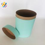 Oval 145mm Height 84mm Diameter Corrugated Cardboard Tube