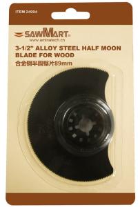 China 3-1/2 in. High Carbon Steel Multi-Tool Half-Moon Blade For Wood factory