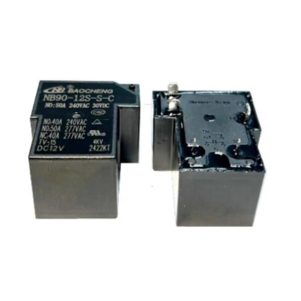 SPST DC 12V 50A Relay Gap3.0mm Coil 2.25W Power Relay NB90-12S-S-A For EV