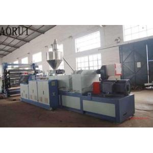 China PVC Sheet Coperion Conical Twin Screw Extruders Co Rotating For Imitation Jade PVC on sale
