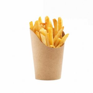 China Disposable Paper Food Cup For French Fries Paper French Fries Cup Eco-friendly Customizable factory