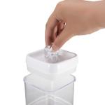 Customized 3.1L Square Kitchen Use Big Transparent Plastic Airtight Food Storage