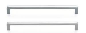 China Fixed Kitchen Cabinet Door Handles , Chrome Zinc Alloy Door Handle factory