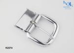 Screw Type Metal Strap Buckles , Professional Leather Belt Pin Buckle