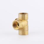 EN12266 BSP SS Three Way Ball Valve 3 Way Brass Ball Valve T Port